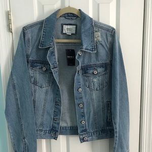 Forever 21 Distressed Denim Jacket